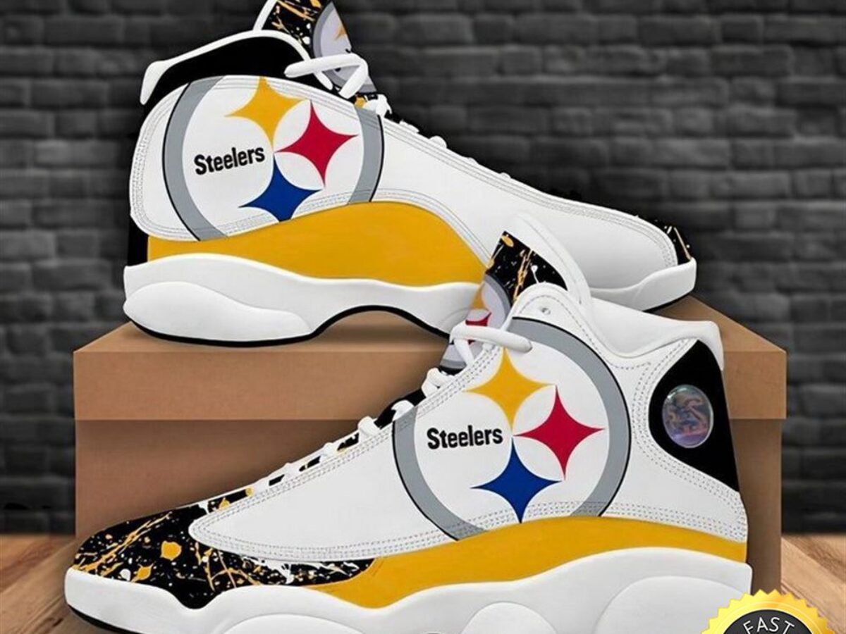 Pittsburgh Steelers Football Nfl Air Jordan 13 Shoes