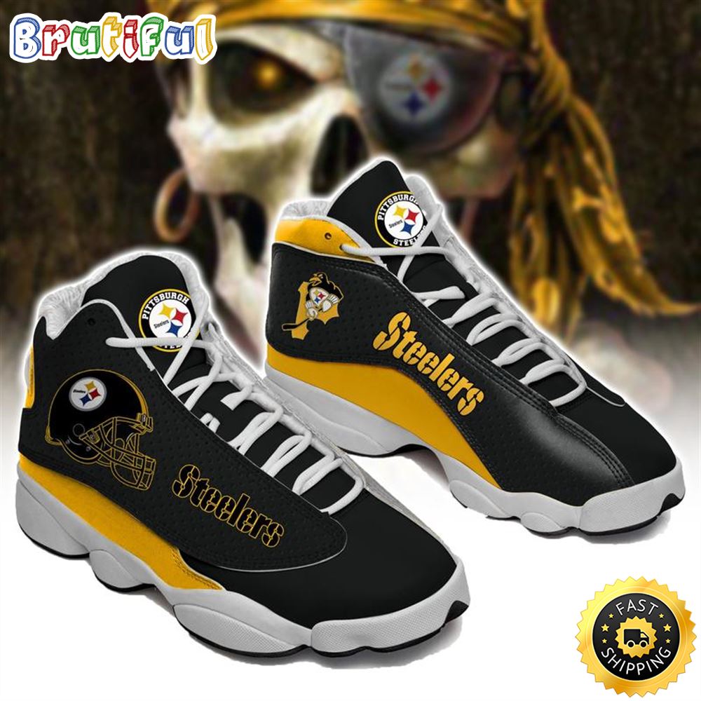 Pittsburgh Steelers Nfl Ver 14 Air Jordan 13 Sneaker b3kjtj