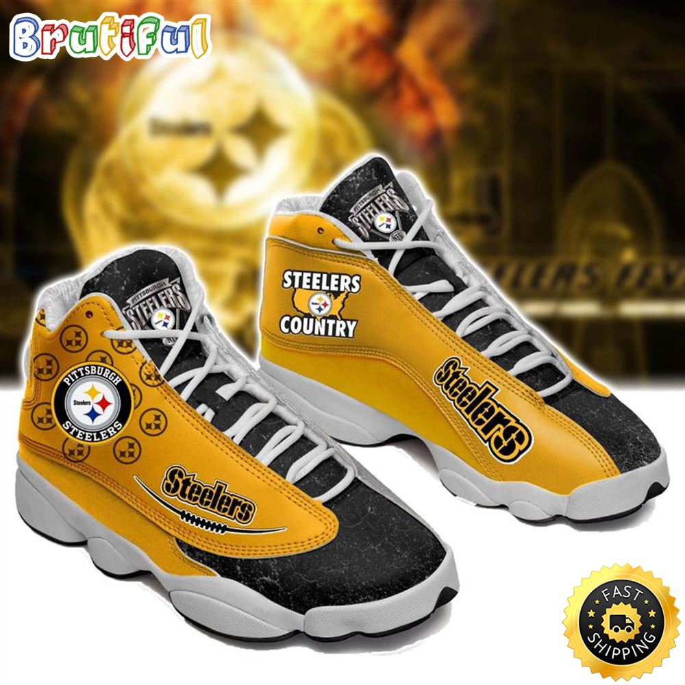 Pittsburgh Steelers Nfl Ver 9 Air Jordan 13 Sneaker zum9tl