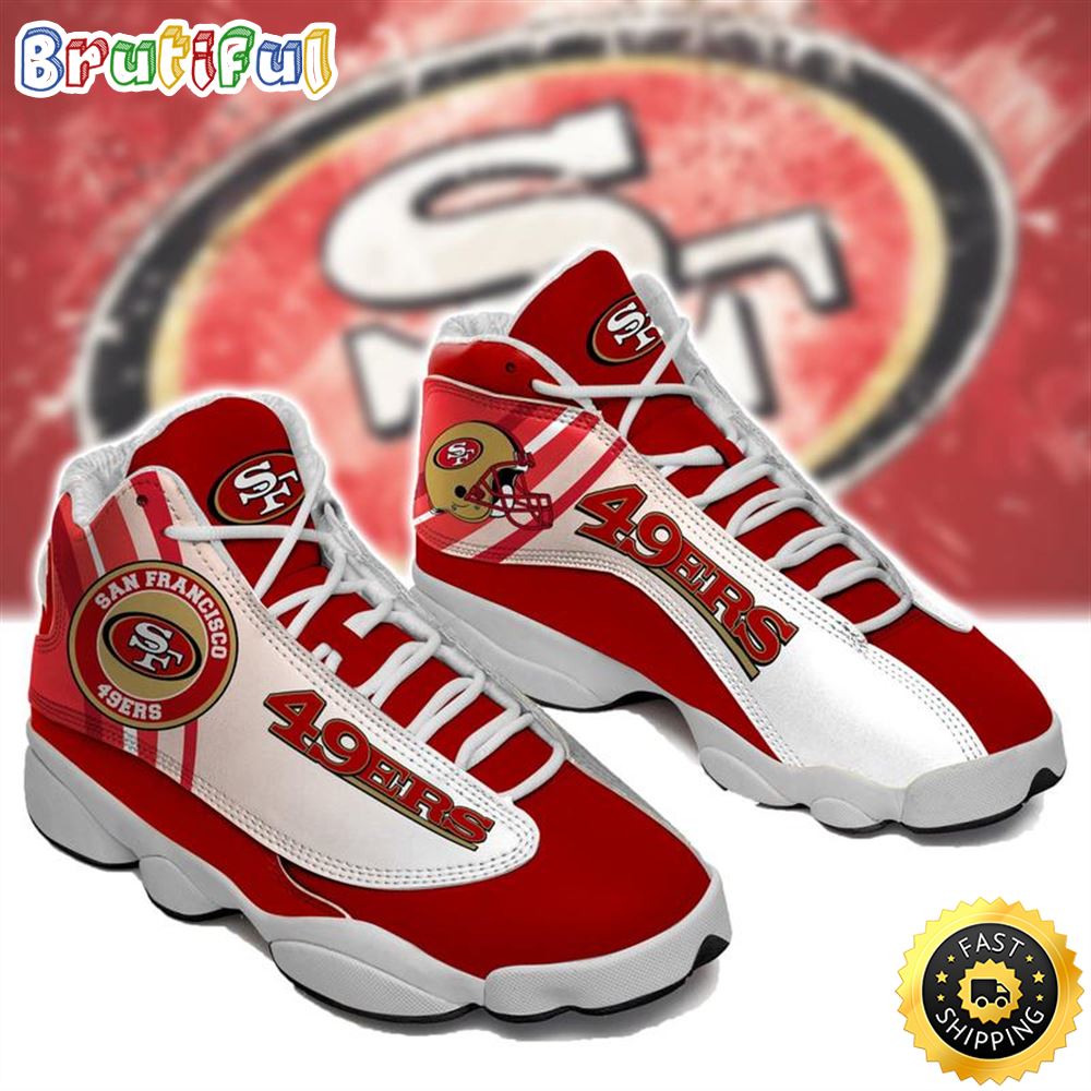 San Francisco 49Ers Nfl Ver 3 Air Jordan 13 Sneaker ypqkod