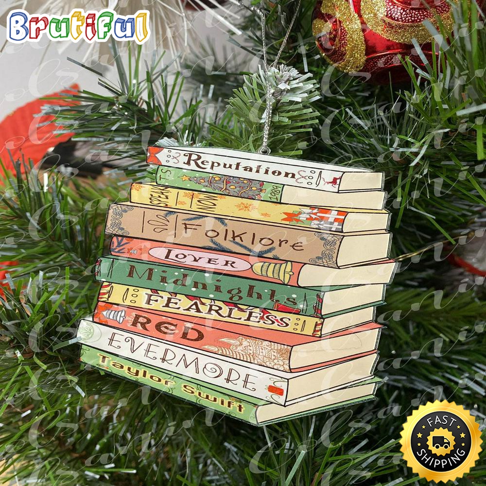 Taylor Swift Christmas Ornament Merry Swiftmas Taylor Christmas Swiftie Acrylic Ornament fno7sq