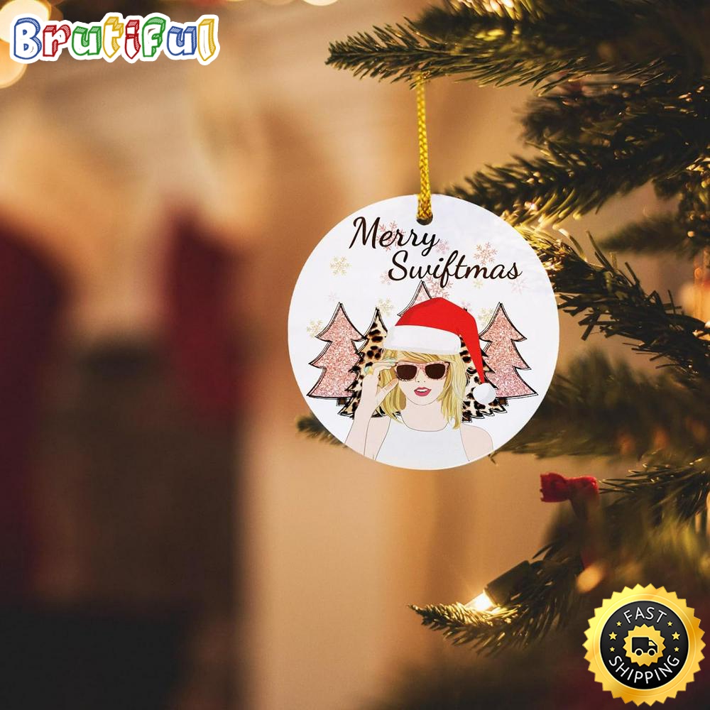 Taylor Swift Christmas Ornament Taylor Merch Gift Merry Christmas ezrmxy