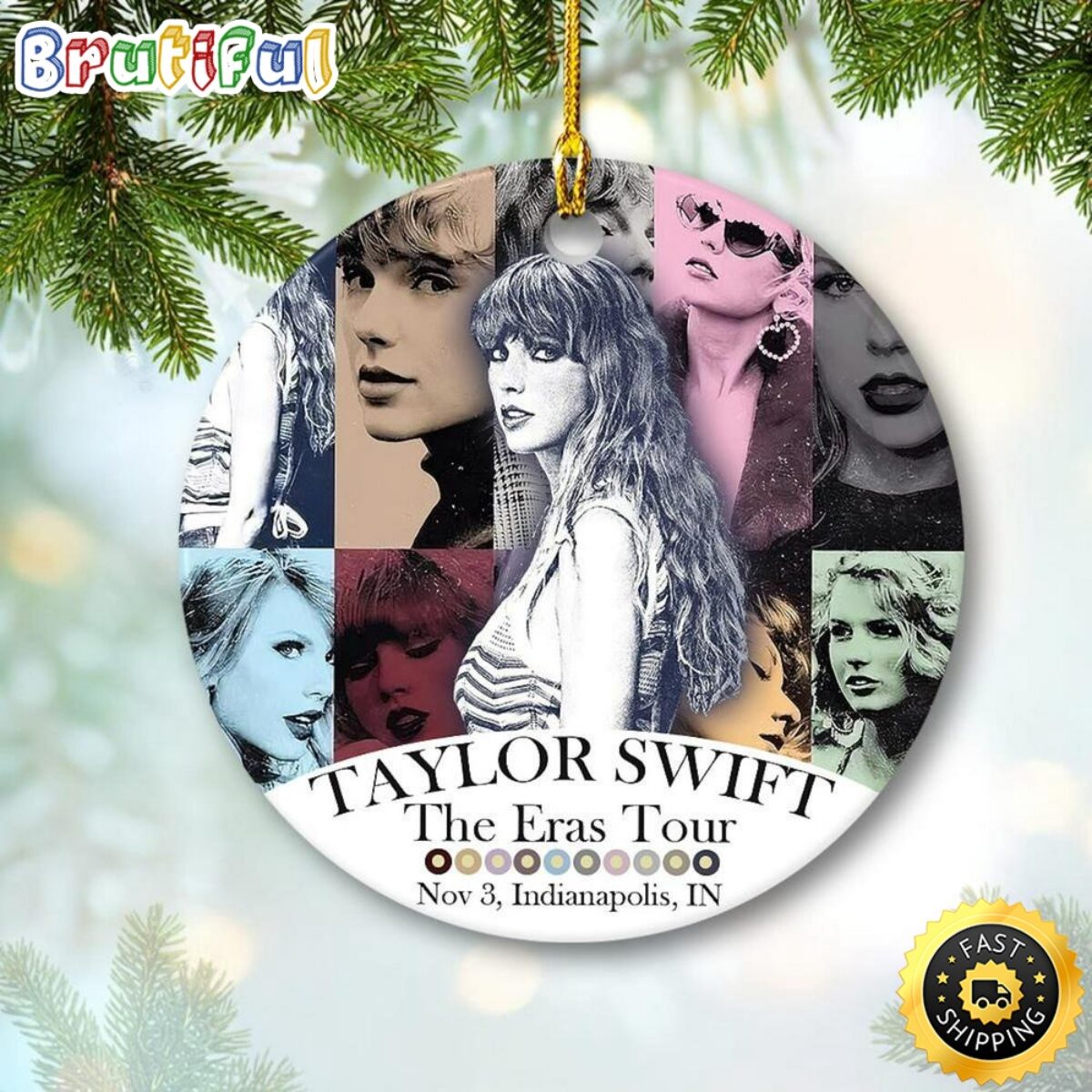 Taylor Swift Christmas Ornament Taylor Swifts The Eras Tour Ornament