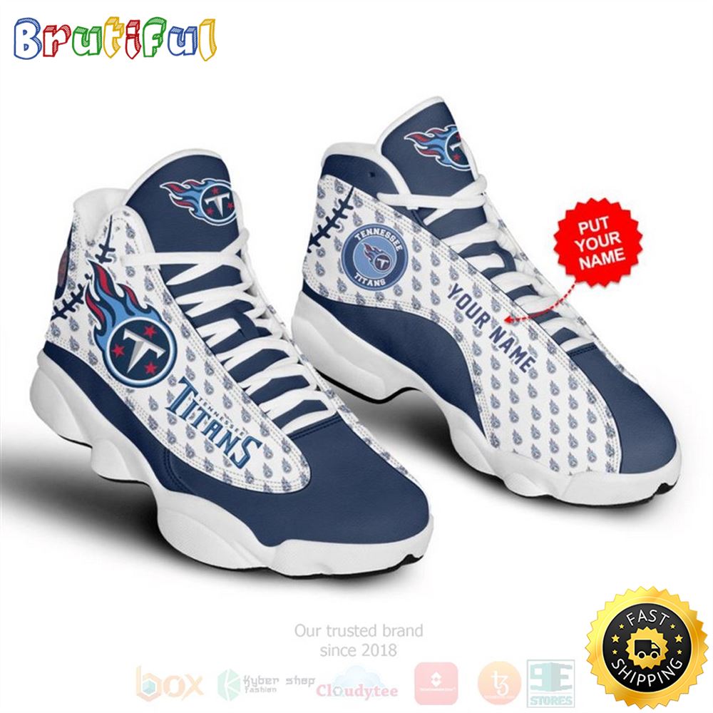 Tennessee Titans Nfl Custom Name Air Jordan 13 Shoes 4 dlizwr