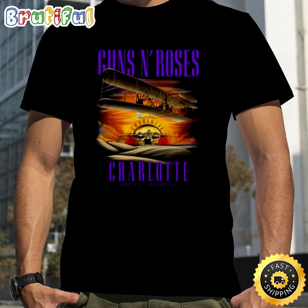 Tonight We Hit Charlotte August 29th 2023 Spectrum Center Guns N Roses Tour Fan Gifts T Shirt ioeidv