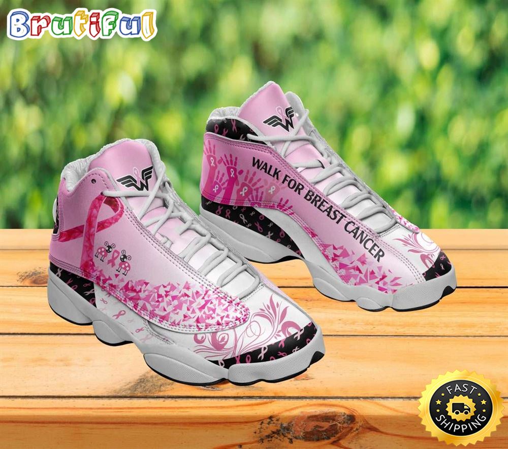 Walk For Breast Cancer Awareness Pink Ribbon and Bugs Air JD13 Shoes gzdgro