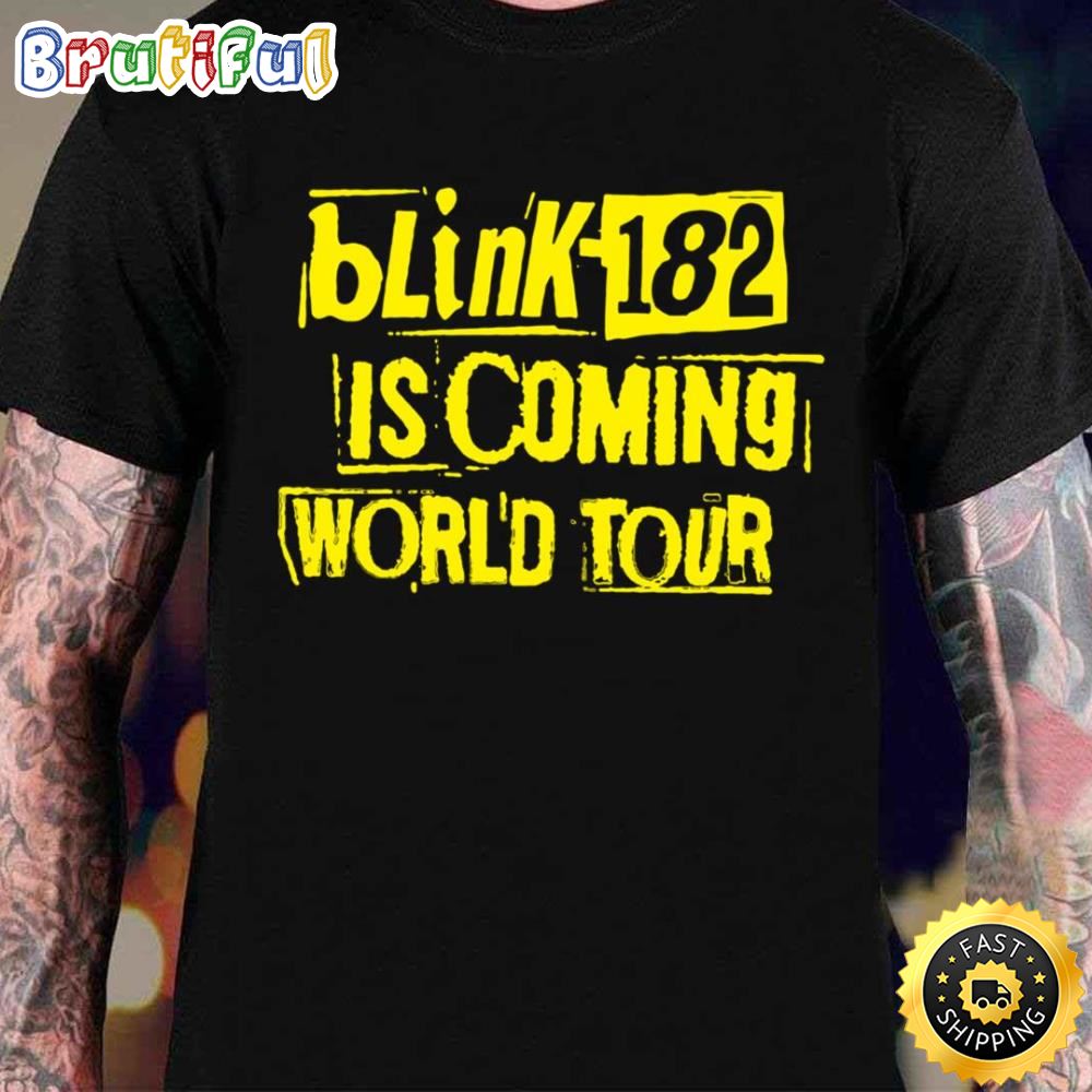 Blink 182 Band Is Coming World Tour 2023 Unisex T Shirt