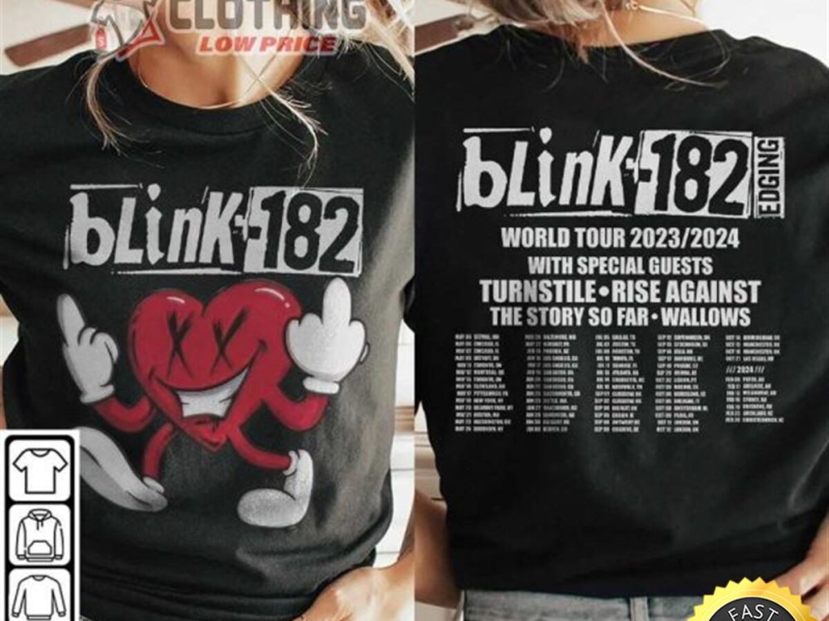 ロサンゼルス購入　blink-182 WORLD TOUR 2023-2024 Blink-182 Confirms 2023–2024 World Tour, New Music With