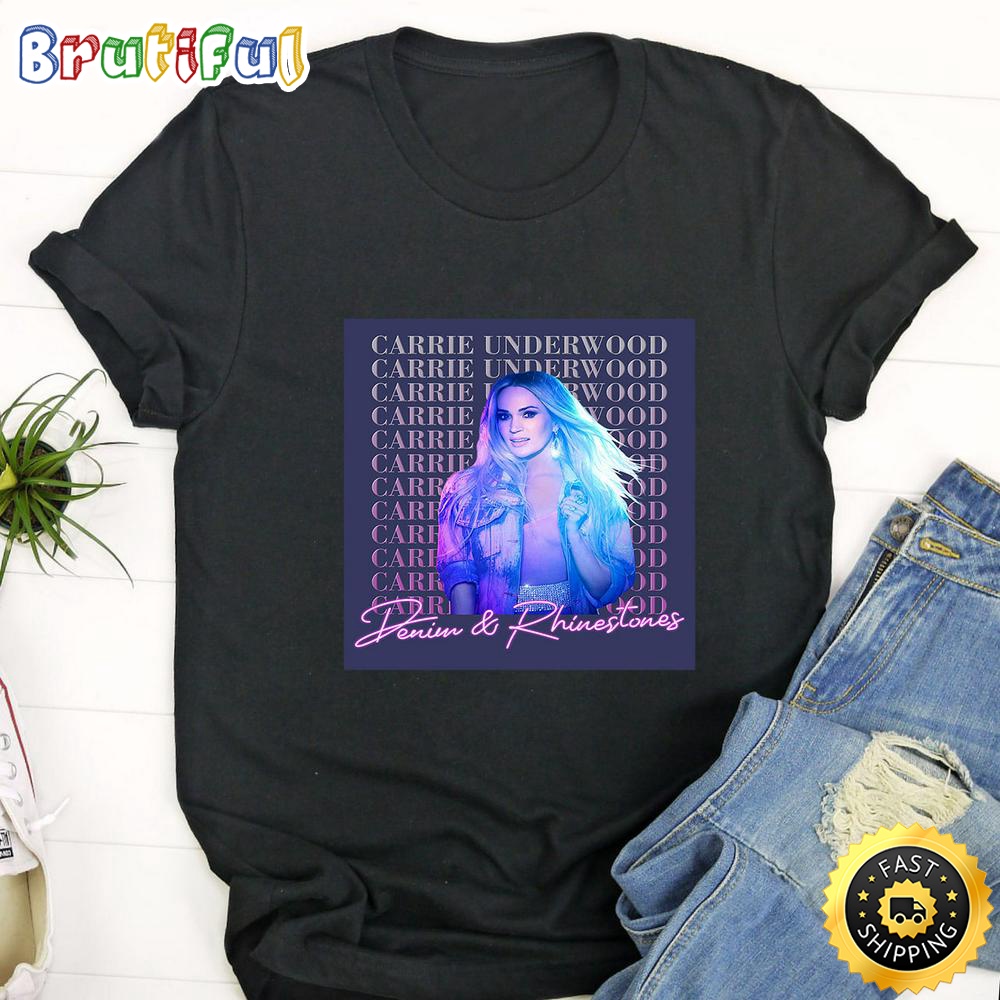 Carrie Underwood Denim And Rhinestones Tour 2023 T Shirt udnt6k.jpg
