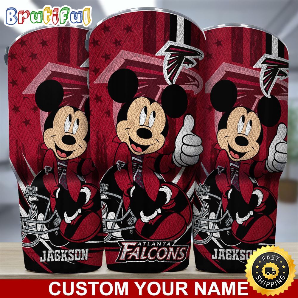 Custom Name NFL Atlanta Falcons Tumbler Mickey Mouse Tumbler For You dzywx7.jpg