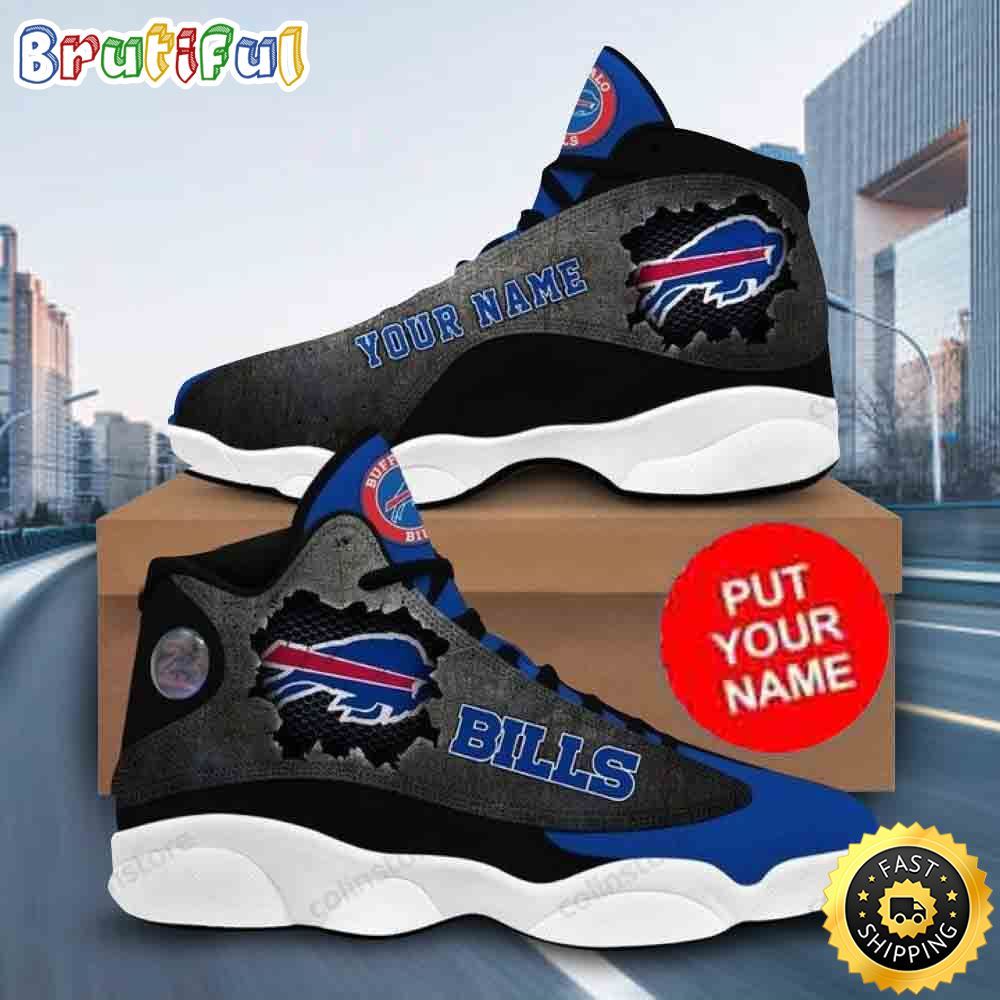 NFL Buffalo Bills Custom Name Special Air Jordan 13 Shoes