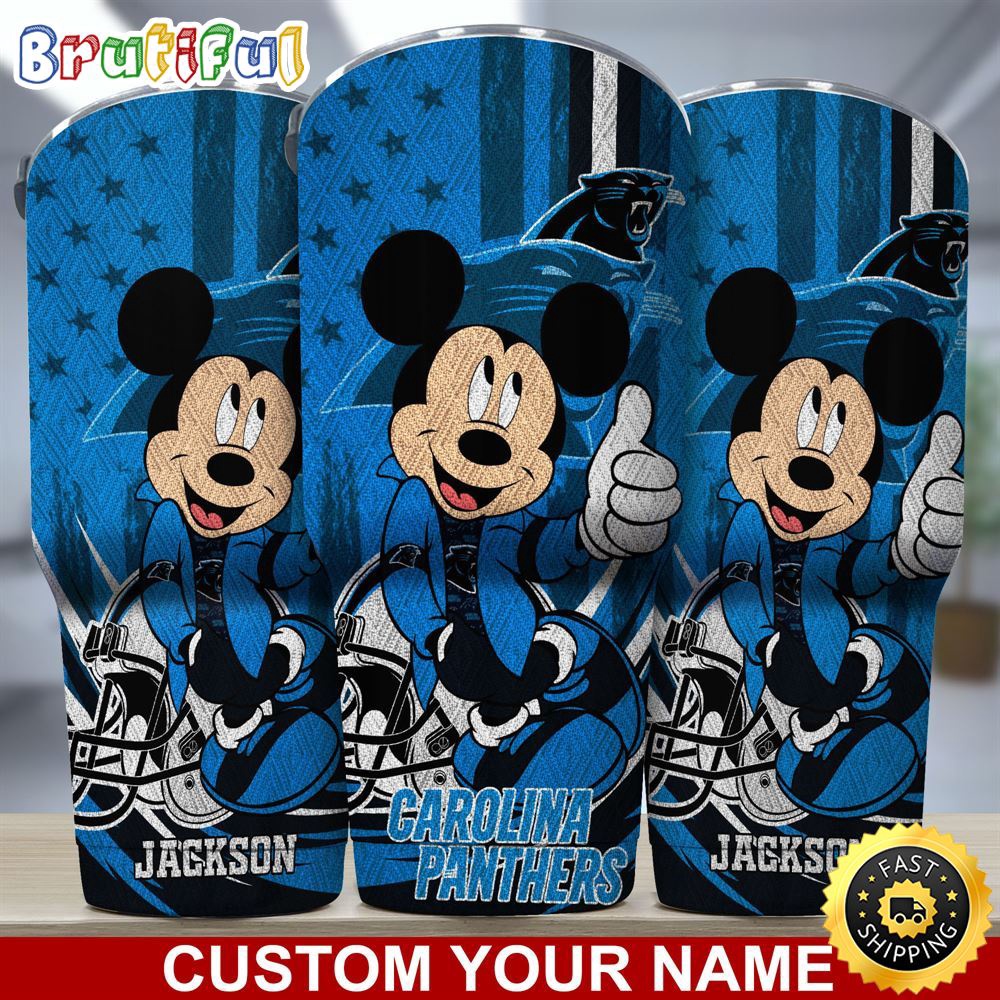 Custom Name NFL Carolina Panthers Tumbler Mickey Mouse Tumbler For You aiyeef.jpg