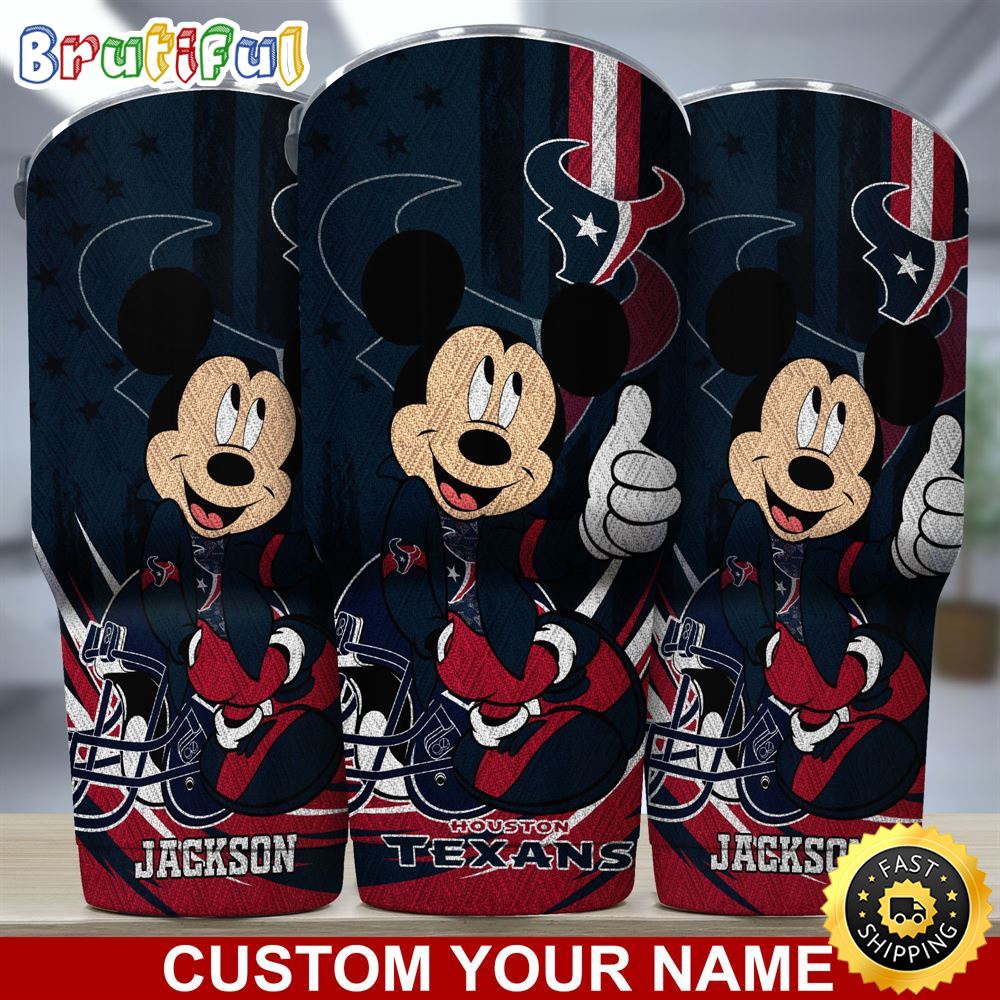Custom Name NFL Houston Texans Tumbler Mickey Mouse Tumbler For You mo2c9t.jpg