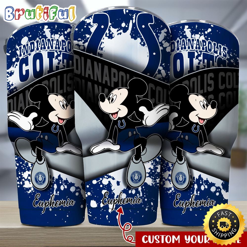 Custom Name NFL Indianapolis Colts Tumbler Mickey Mouse Tumbler Style wwk3mi.jpg
