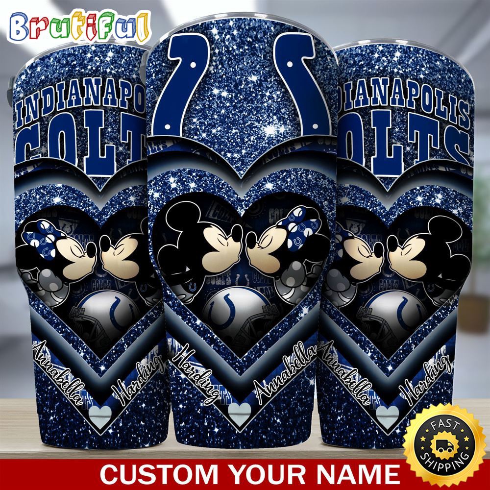 Custom Name NFL Indianapolis Colts Tumbler Mickey Tumbler For Couples This Valentine dxi17l.jpg