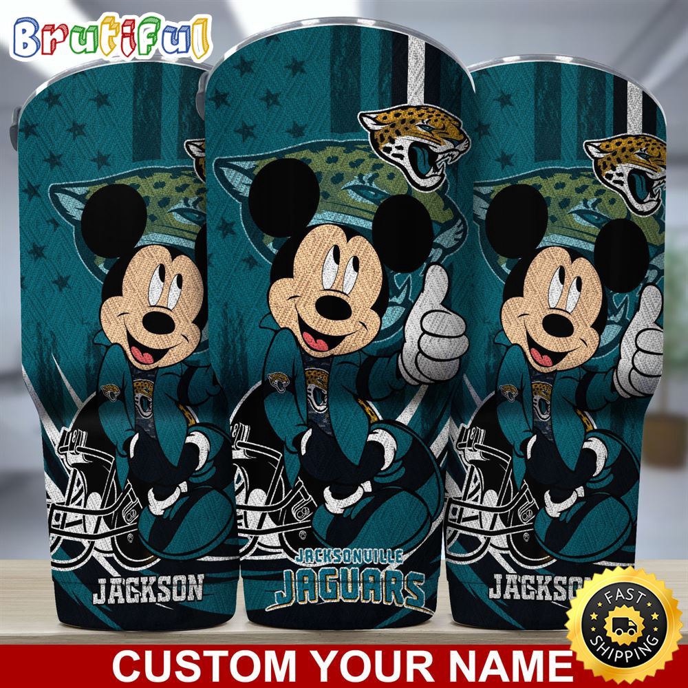 Custom Name NFL Jacksonville Jaguars Tumbler Mickey Mouse Tumbler For You gyji8c.jpg