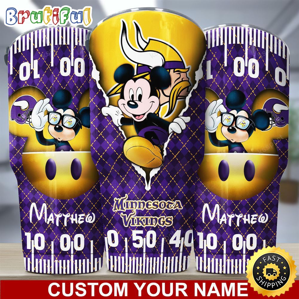 Custom Name NFL Minnesota Vikings Tumbler Mickey Mouse Art Tumbler Style ovbavw.jpg