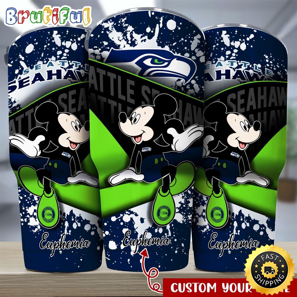 Custom Name NFL Seattle Seahawks Tumbler Mickey Mouse Tumbler Style astcvf.jpg