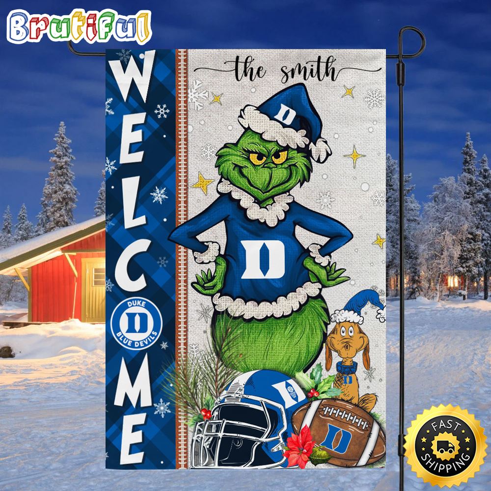 Customize NCAA Duke Blue Devils Garden Flag Grinch Football Christmas Welcome Garden Flag 1 dki26k.jpg