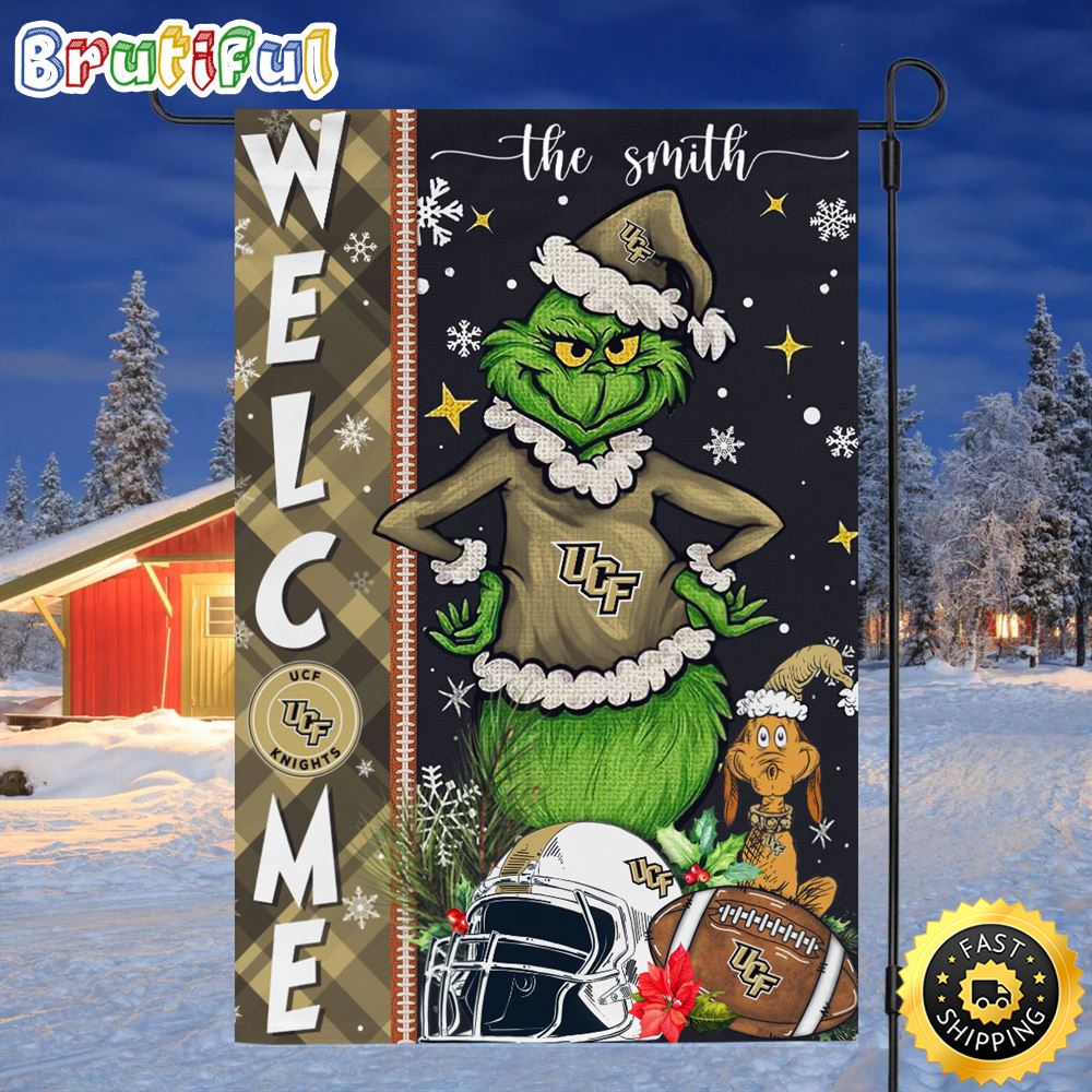 Customize NCAA UCF Knights Garden Flag Grinch Football Christmas Welcome Garden Flag 1 ls0xha.jpg