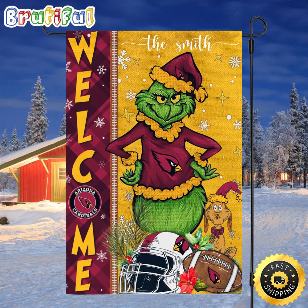 Customize NFL Arizona Cardinals Garden Flag Grinch Football Christmas Welcome Garden Flag 1 f9nvr1.jpg