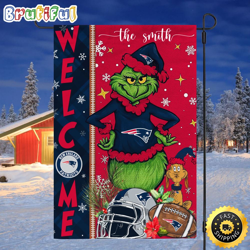 Customize NFL New England Patriots Garden Flag Grinch Football Christmas Welcome Garden Flag 1 yedgft.jpg