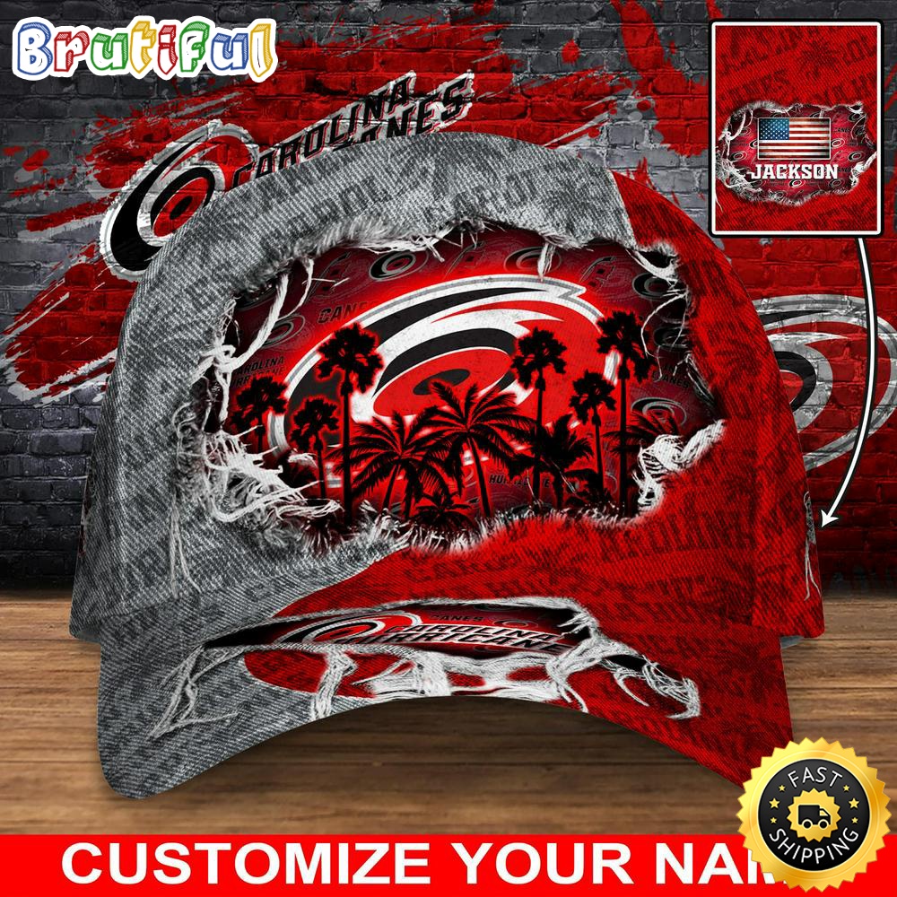 Customized NHL Carolina Hurricanes Baseball Cap New Collection For Sports Fans 1 ligvgx.jpg
