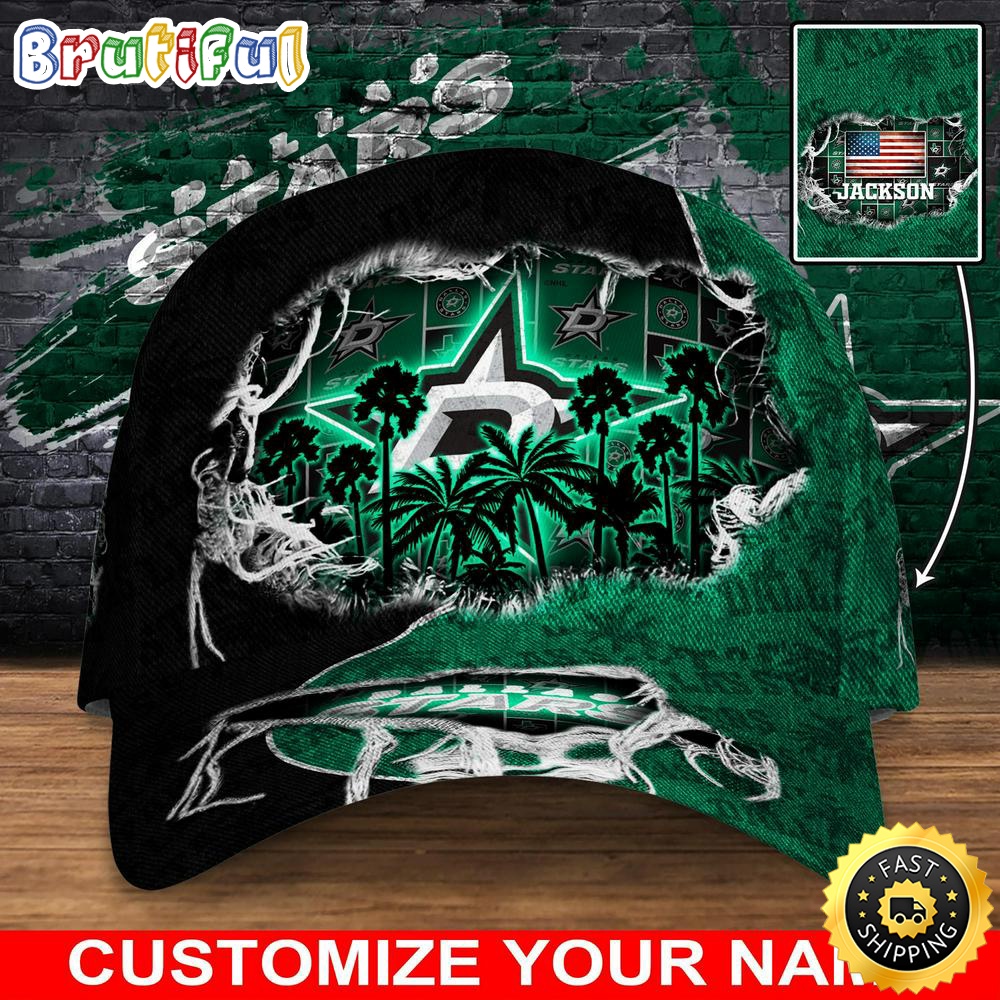 Customized NHL Dallas Stars Baseball Cap New Collection For Sports Fans 1 kg3exh.jpg