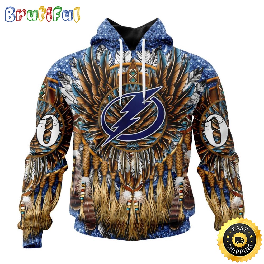 Customized NHL Tampa Bay Lightning Hoodie Special Native Costume Design 3D Hoodie Unisex Tshirt Hoodie qbheaw