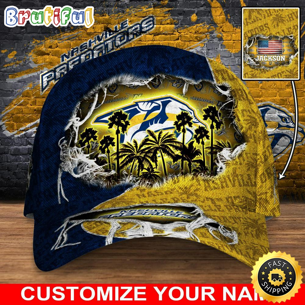 Customized NHLshville Predators Baseball Cap New Collection For Sports Fans 1 qqoooo.jpg