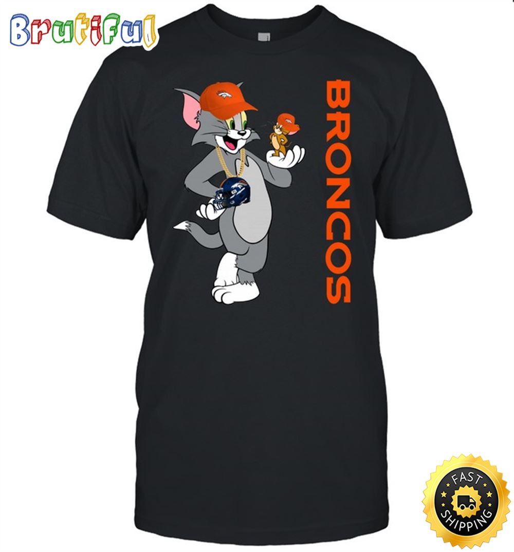 Denver Broncos T Shirt Print Tom And Jerry Nfl Tom And Jerry Tshirt For Fans 1 qssnrv.jpg