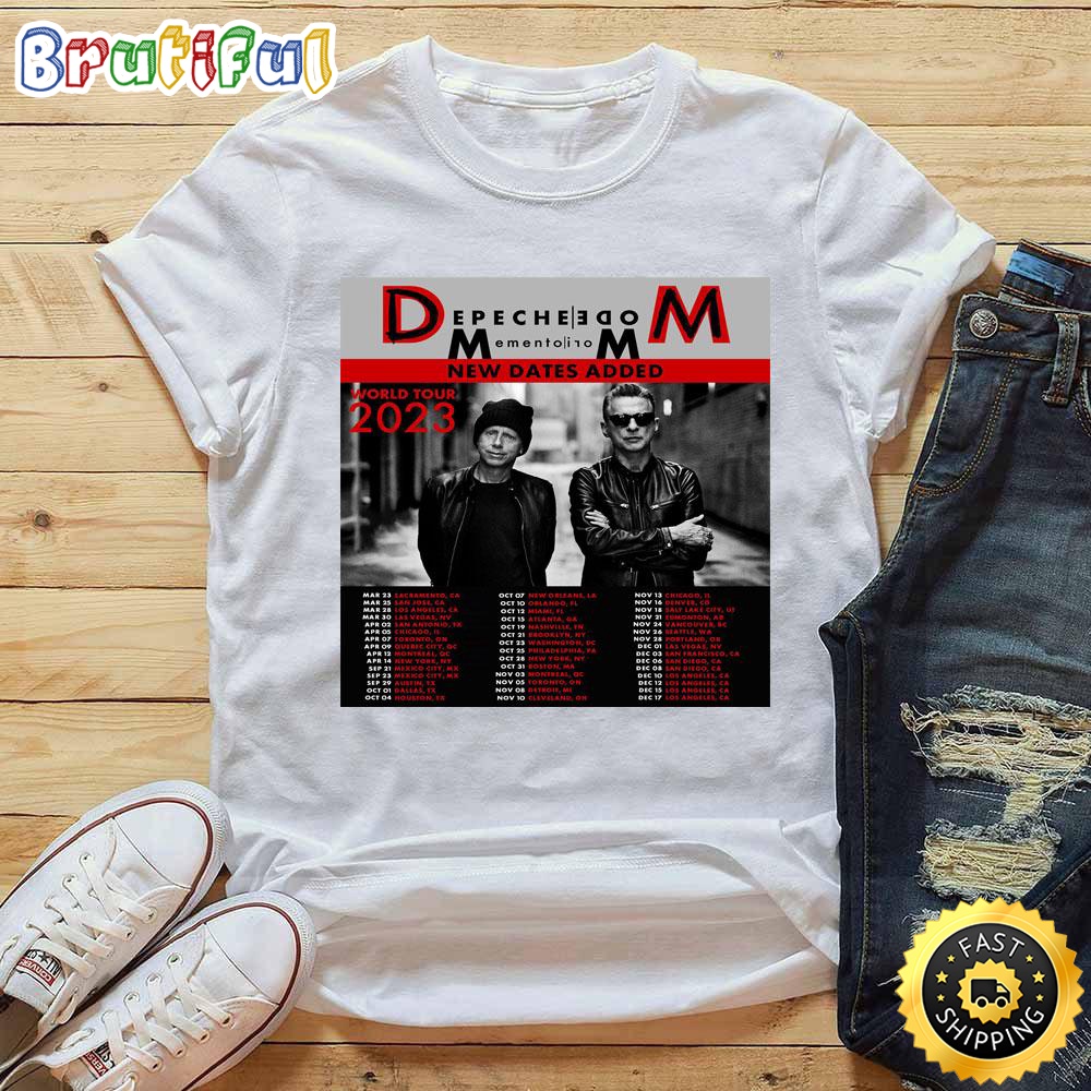 Depeche Mode New Dates Added World Tour 2023 T Shirt skl2mt.jpg