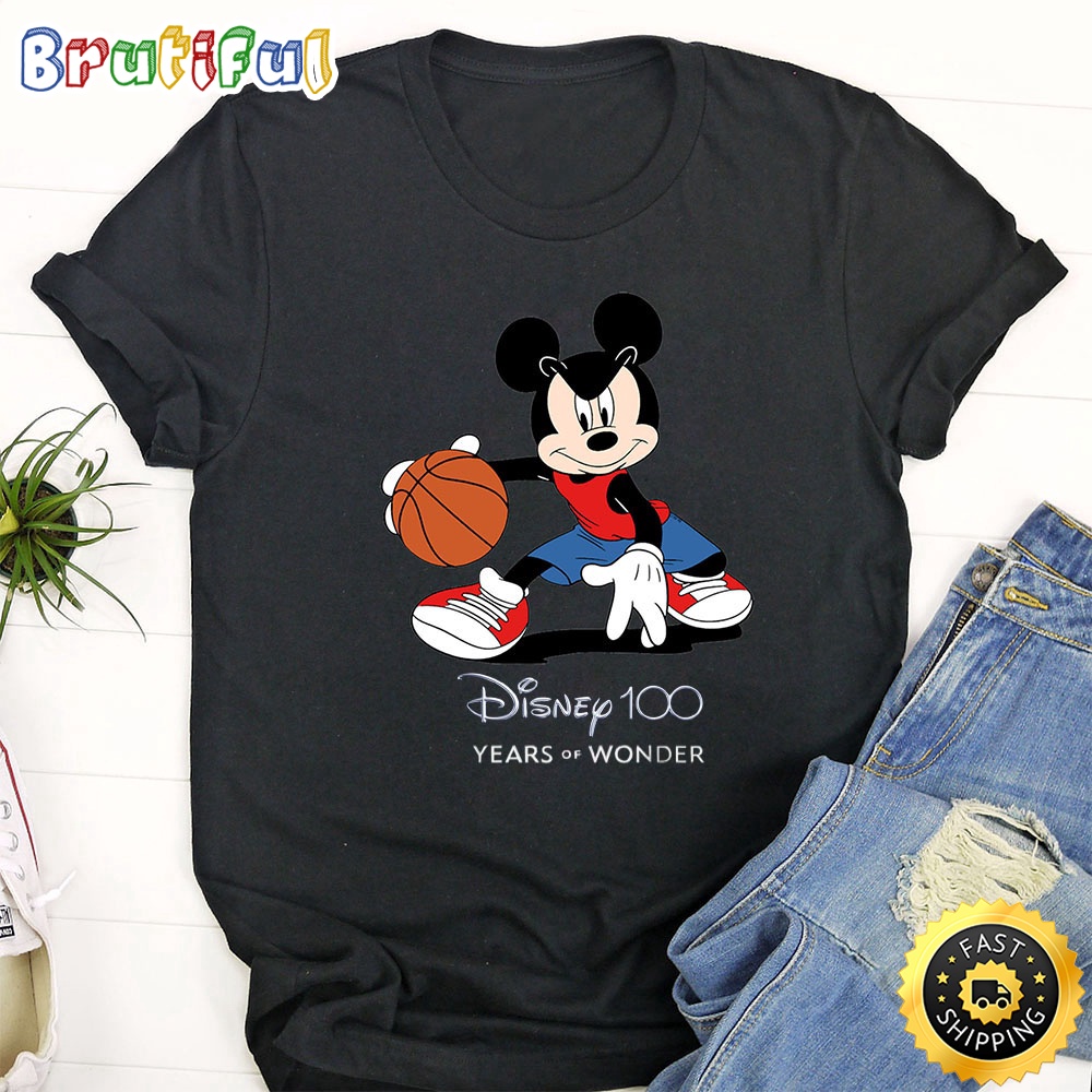 Disney Mickey Basketball T Shirt Mickey Mouse 100 Year Anniversary Unisex Shirt av7uiv.jpg