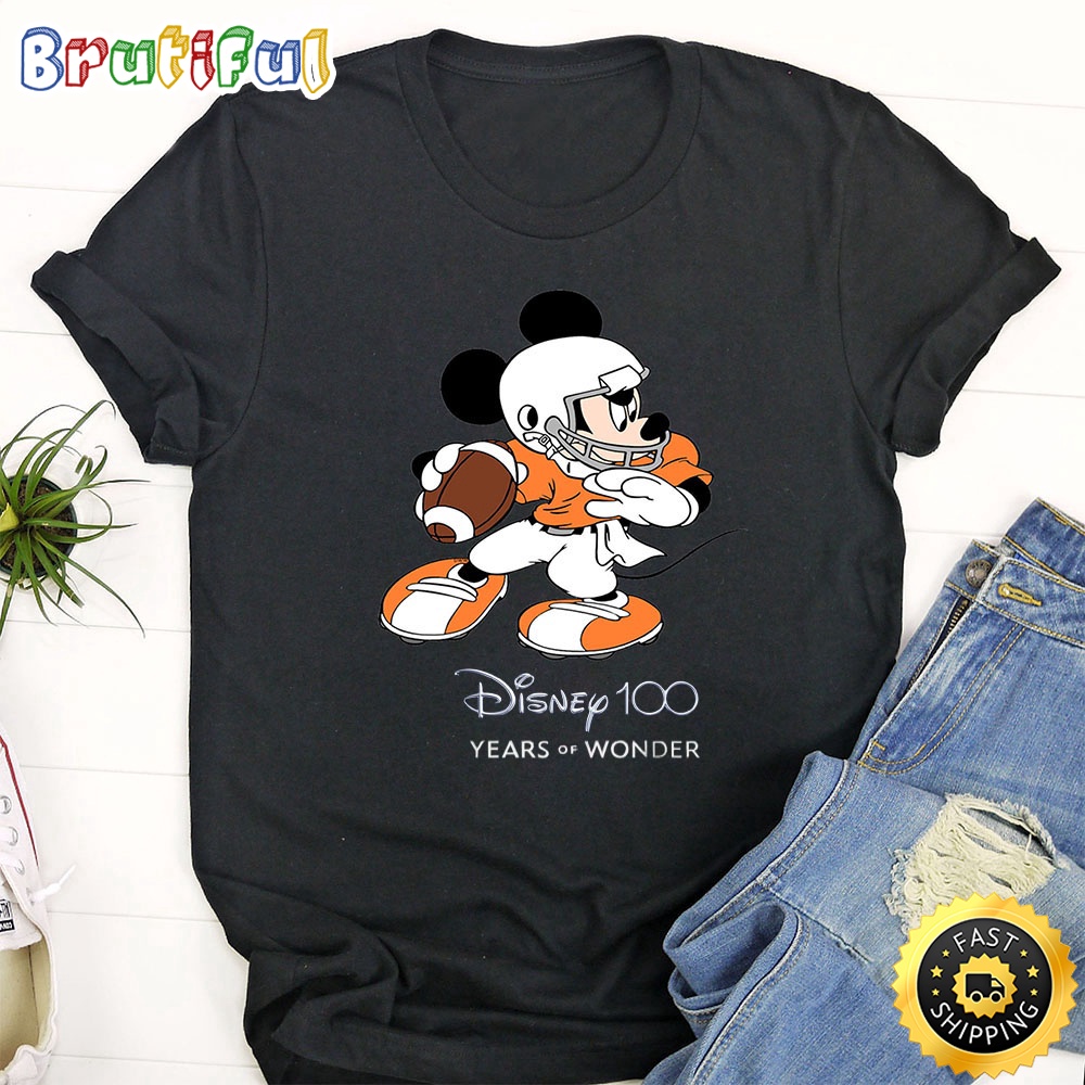 Disney Mickey Football T Shirt Mickey Mouse 100 Year Anniversary Unisex Shirt wdhhpi.jpg