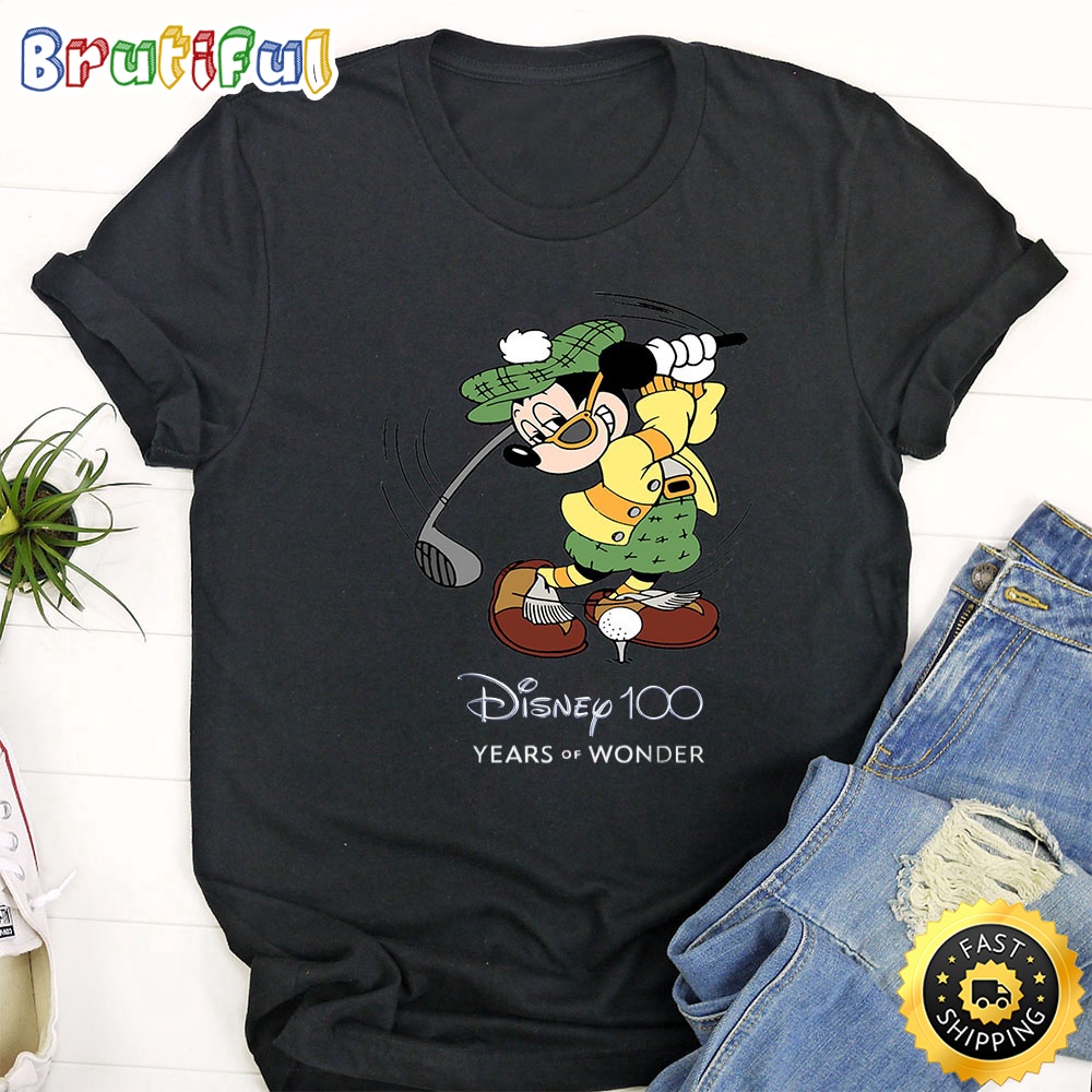 Disney Mickey Golf T Shirt Mickey Mouse 100 Year Anniversary Unisex Shirt s9azhi.jpg