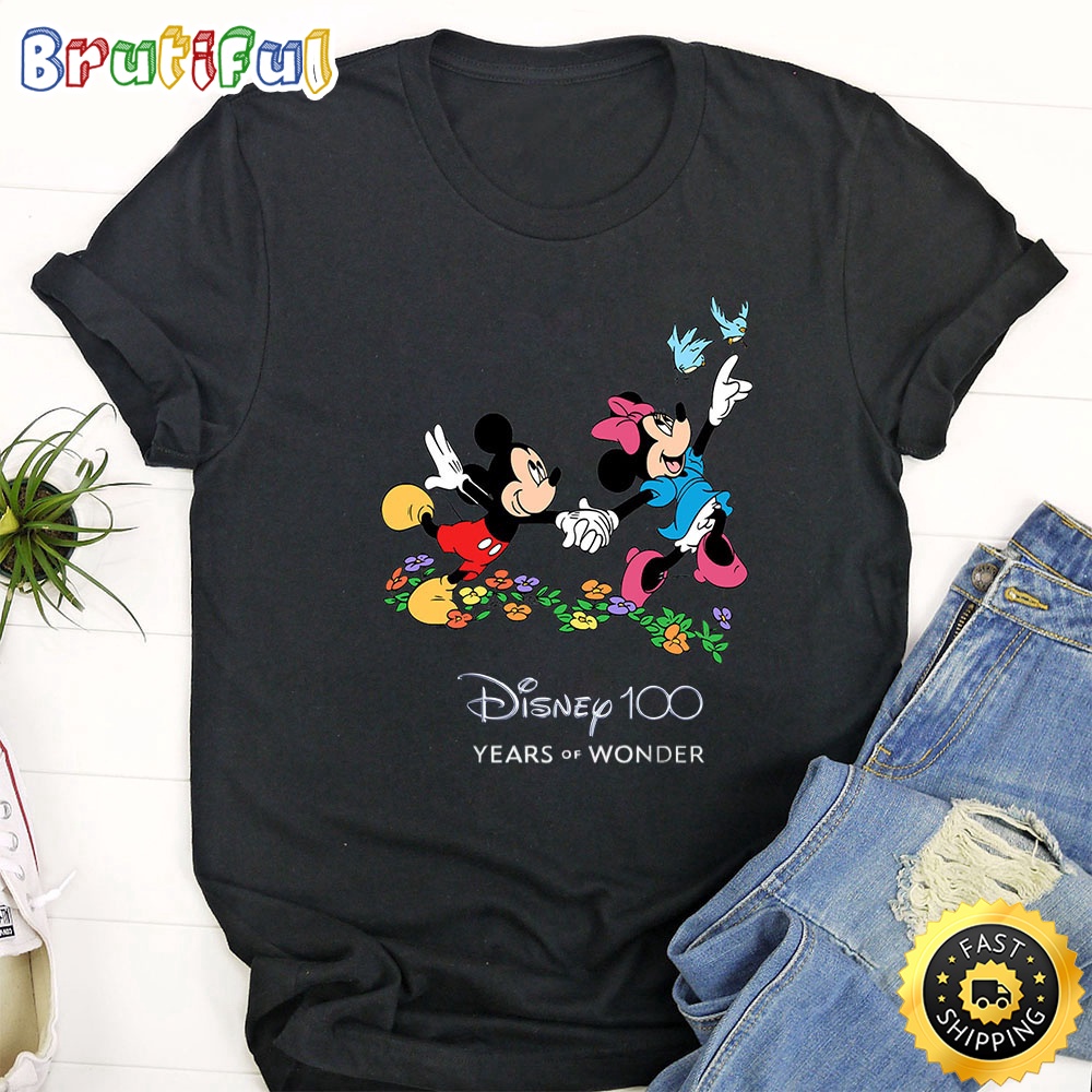 Disney Mickey Spring Season T Shirt Mickey Mouse 100 Year Anniversary Unisex Shirt mruvys.jpg
