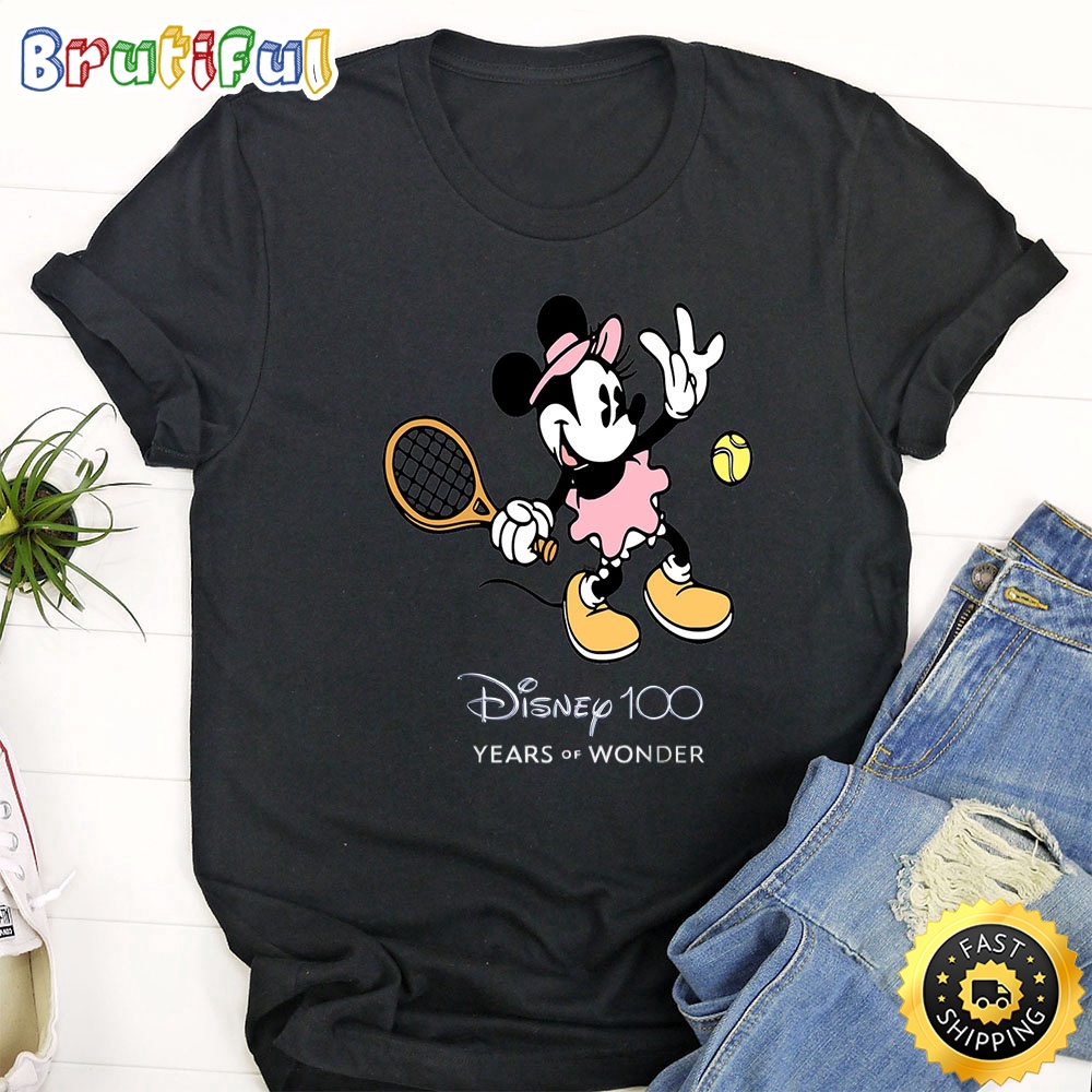 Disney Mickey Tennis T Shirt Mickey Mouse 100 Year Anniversary Unisex Shirt zi2vgn.jpg