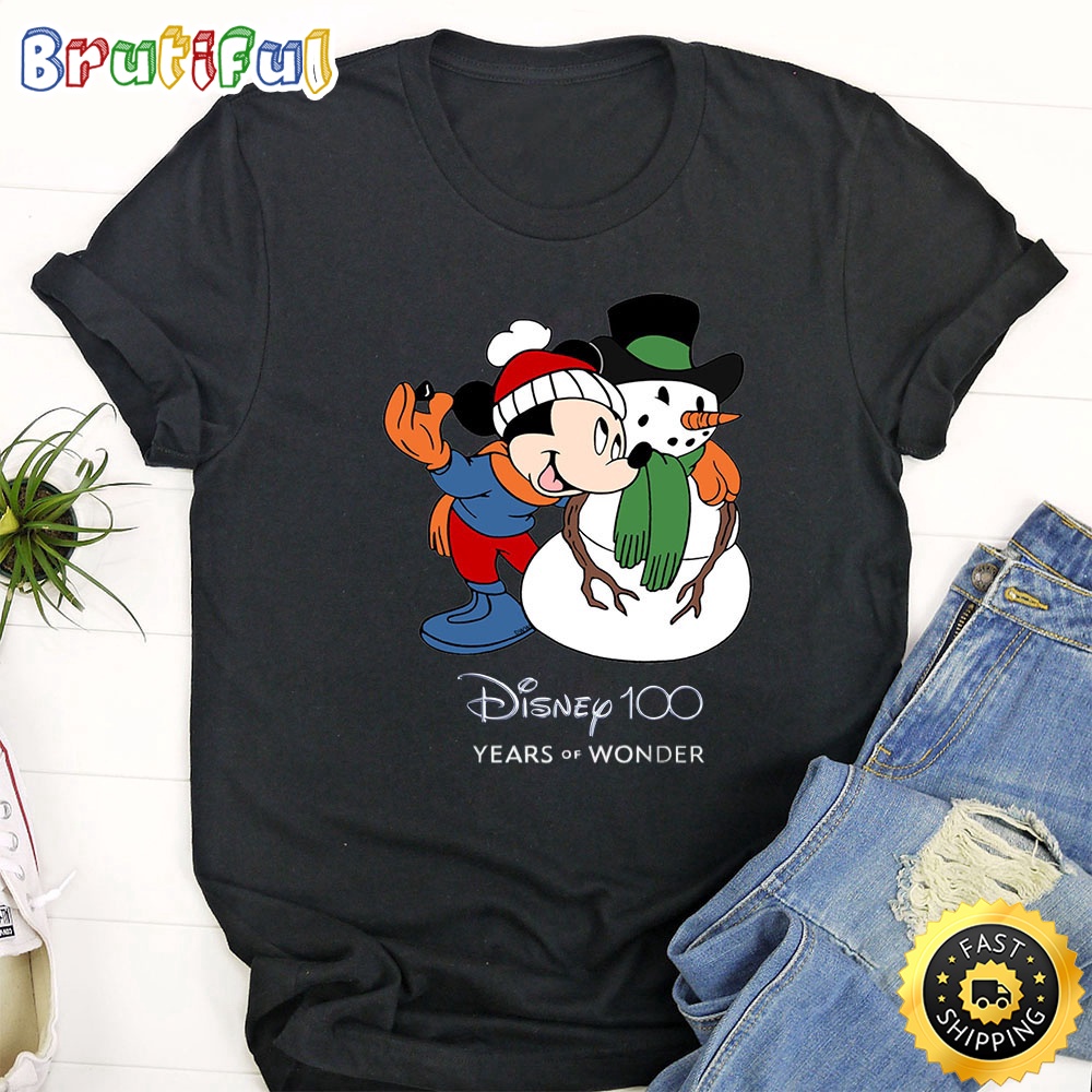Disney Mickey Winter Season T Shirt Mickey Mouse 100 Year Anniversary Unisex Shirt nwrhvw.jpg