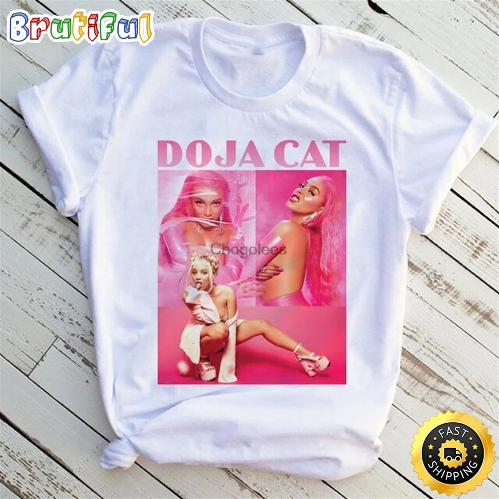 Doja Cat Hot Pink T Shirt Unisex Cotton For Men Women Tee