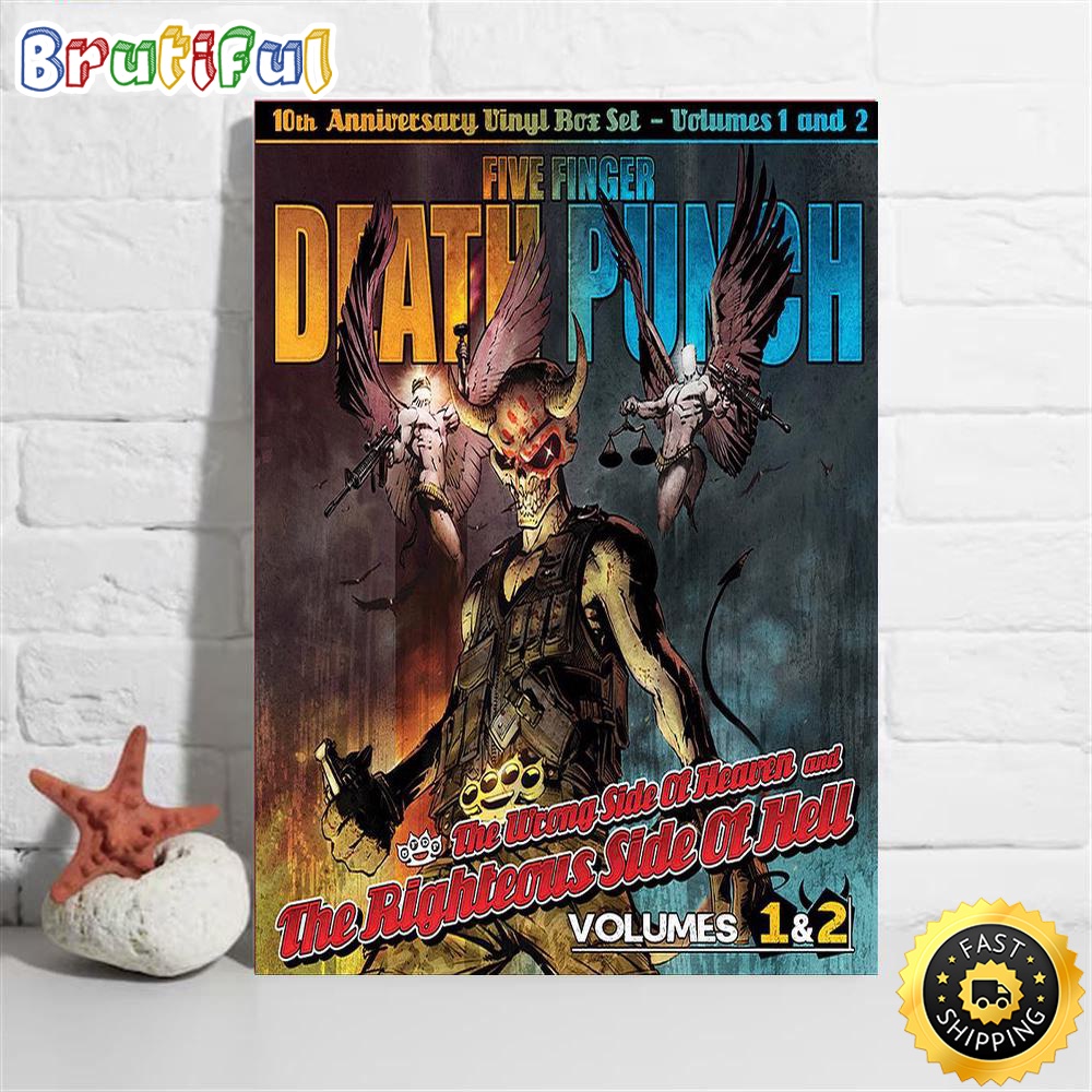 Five Finger Death Punch Volume 1 And 2 Tour 2023 Poster T shirt yhxjm2.jpg