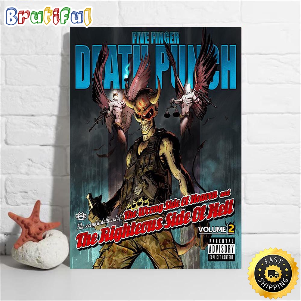 Five Finger Death Punch Volume 2 Tour 2023 Poster T shirt twqiin.jpg