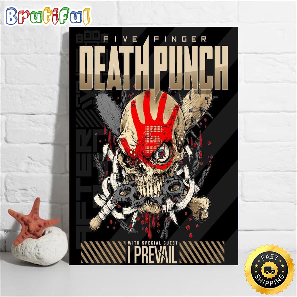 Five Finger Death Punch With Special Guest Tour 2023 Poster Tee tvamhm.jpg