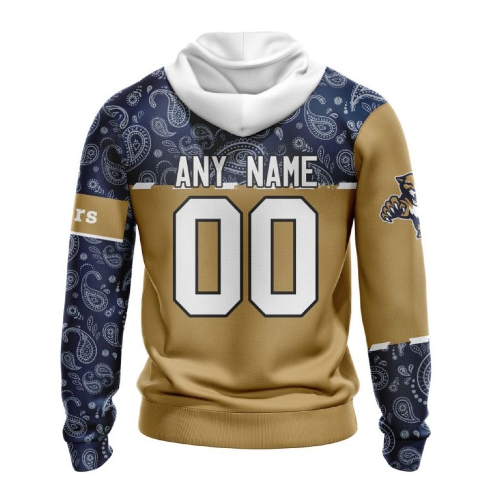 Florida Panthers Hoodie Specialized Hockey With Paisley