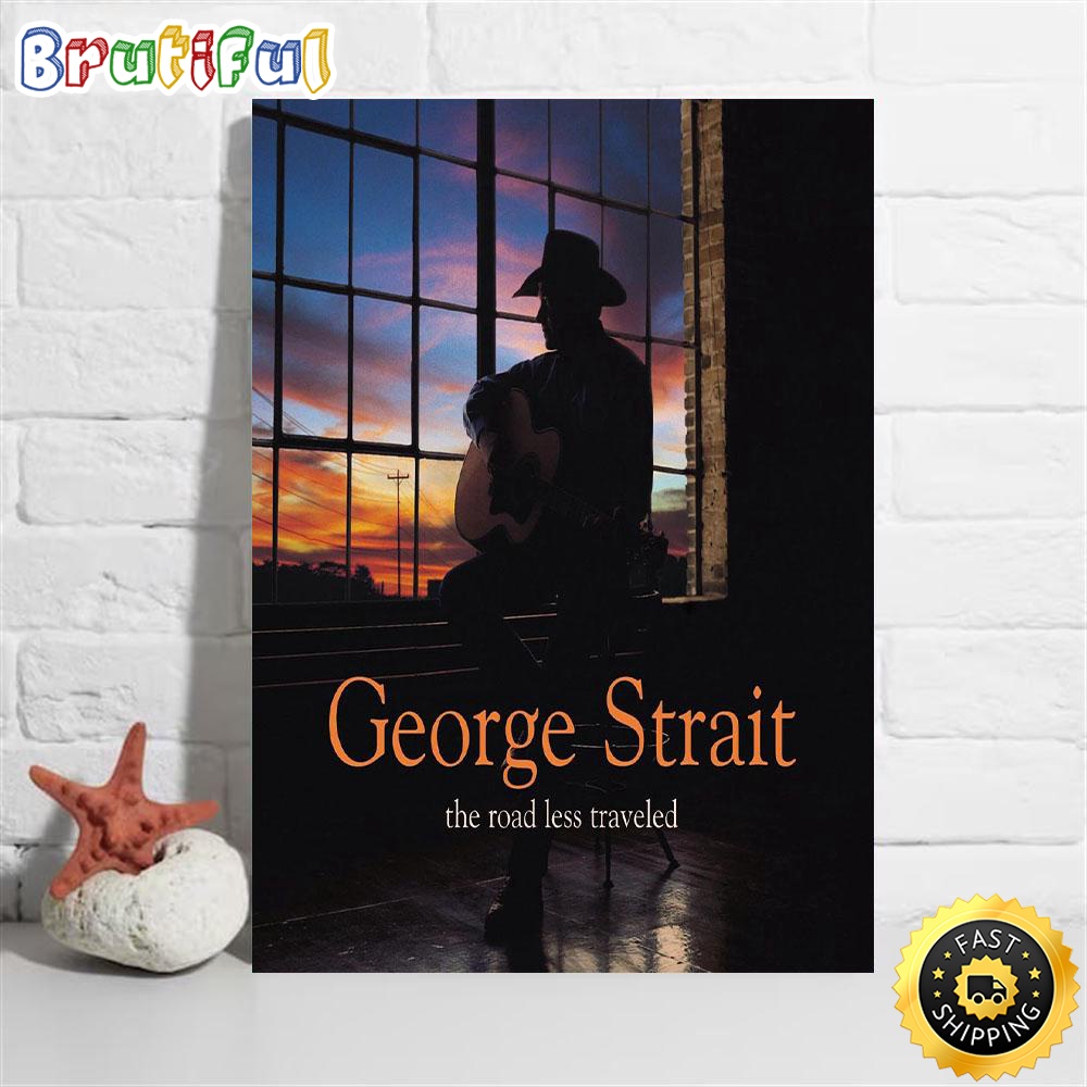 George Strait The Road Less Travelad Tour 2023 Poster nkmxnj.jpg