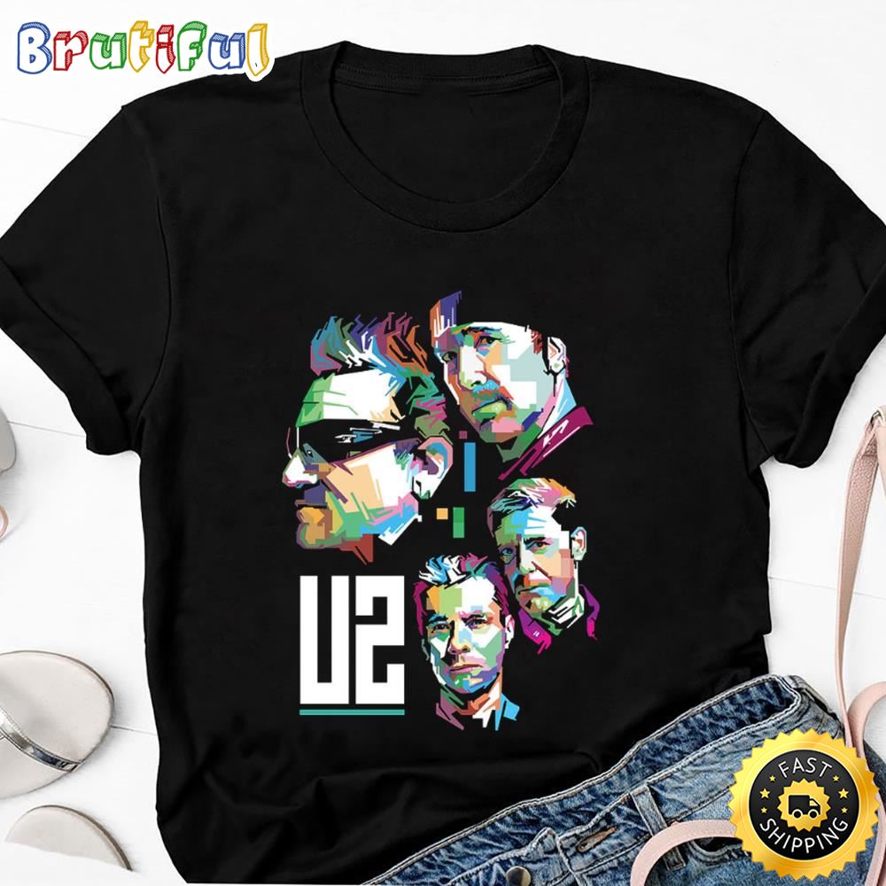 Graphic U2 Band Shirt Achtung Baby U2 T Shirt Classic Rock pdxhxr