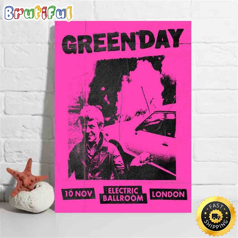 Green Day 10 Nov Electric Ballroom London Tour 2023 Poster kpbbte