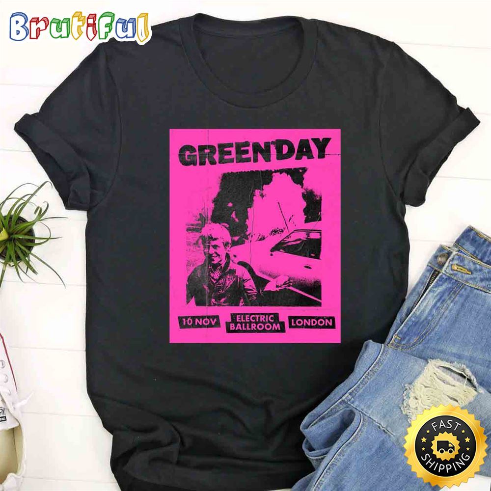 Green Day 10 Nov Electric Ballroom London Tour 2023 T Shirt xr18sg