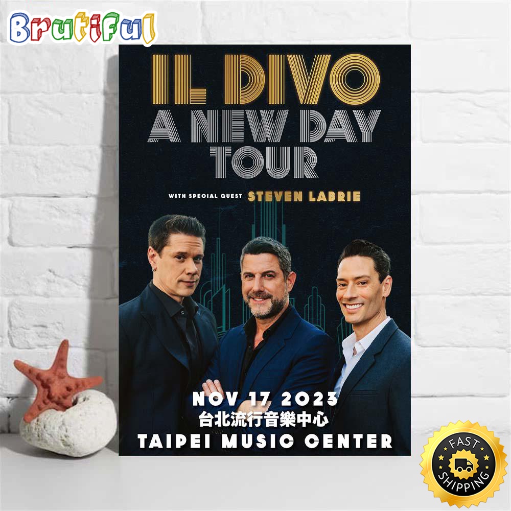 IL Divo A New Day Tour 2023 Poster T shirt nlvuib.jpg