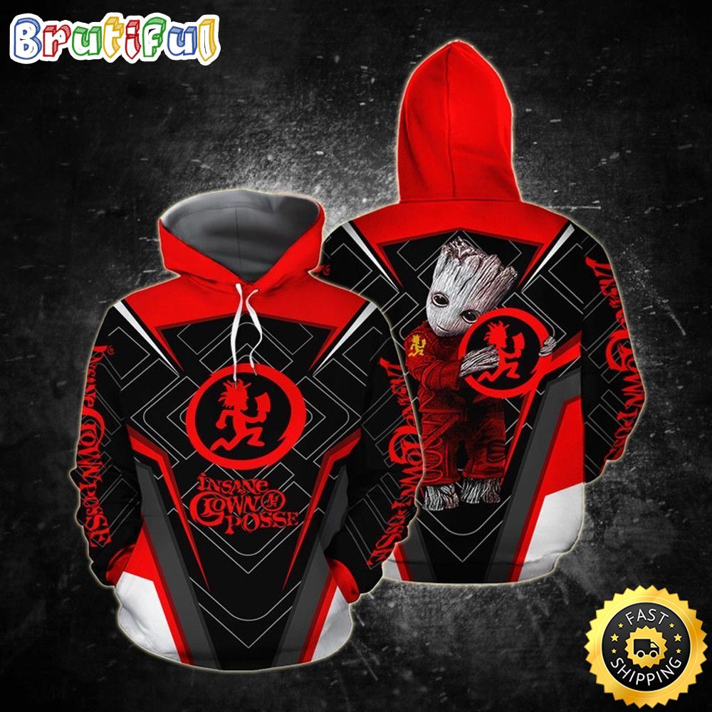 Insane Clown Posse 3d Hoodie Groot Hold Insane Clown Posse 3d Hoodie For Men For Women cdogs9