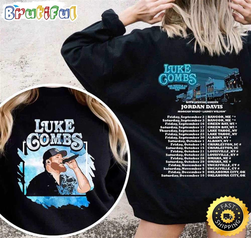 Luke Combs World Tour 2023 Shirt Dates ie8kx2